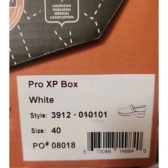 Dansko PRO White clog, EU: 40, US: 9.5-10 NIB New Nurse Excellent Comfortable - Picture 4 of 5